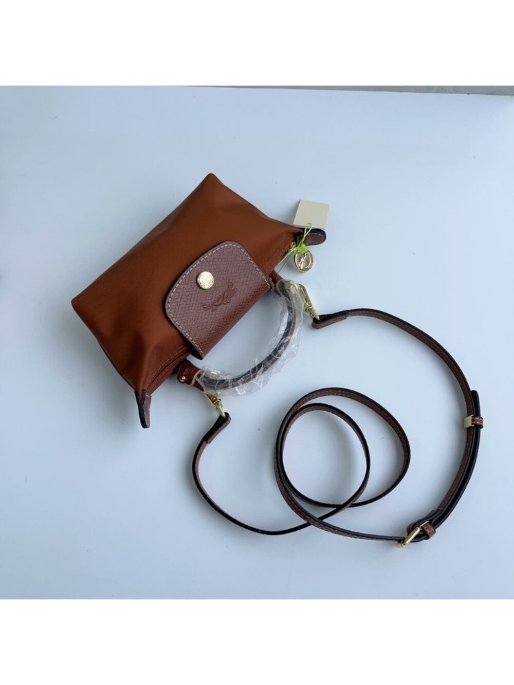 🍒Longchamp Brown Mini Crossbody Bag - Picture 4 of 7